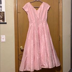 Pink Handmade Vintage Dress